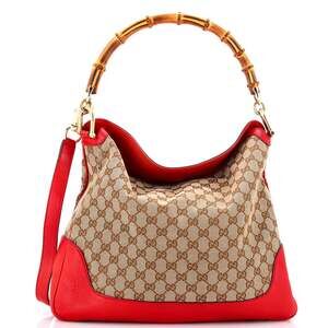 Gucci Diana Bamboo Shoulder Bag Gg #218055G11B